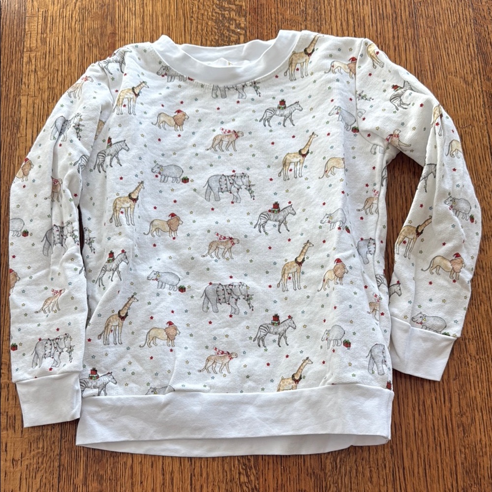 Kids Animal Print Long Sleeve Shirt